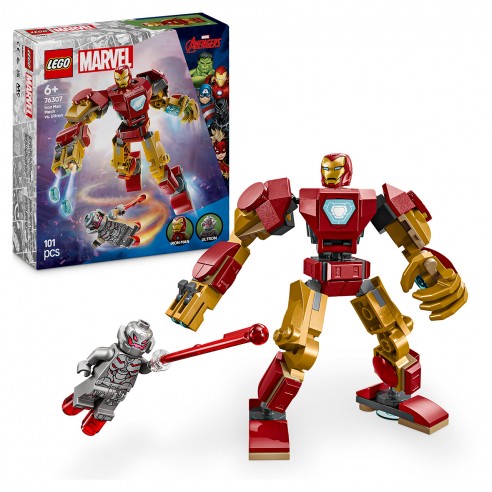 IRON MAN VS. ULTRON ROBOTIC ARMOR...
