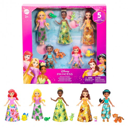 PACK 5 MINI PRINCESSES JBL33 DISNEY...