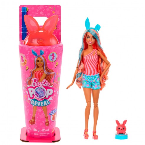BARBIE POP REVEAL PARTY ANIMALS BUNNY...