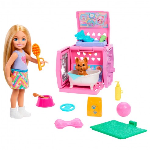 BARBIE CHELSEA DOLL WITH DOG AND...