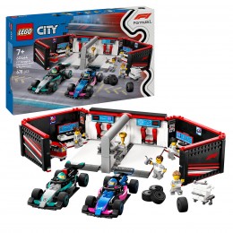 LEGO CITY 60444 F1 GARAGE...