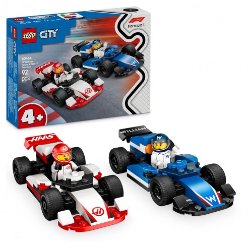 WILLIAMS RACING AND HAAS F1 F1 CARS...