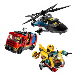 HELICOPTER, FIRE TRUCK, AND... 2
