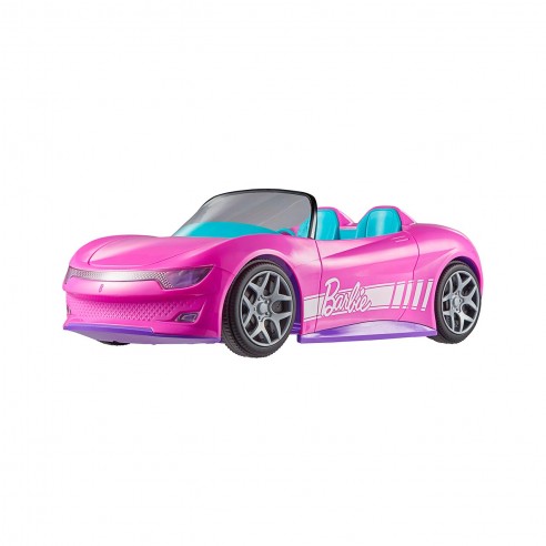 COCHE DESCAPOTABLE R/C BARBIE ROSA...