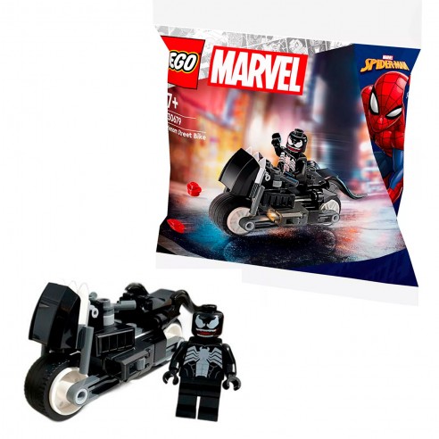 MOTO CALLEJERA DE VENOM LEGO MARVEL...