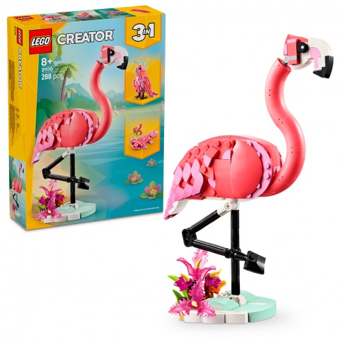WILDLIFE: PINK FLAMINGO 31170 LEGO...
