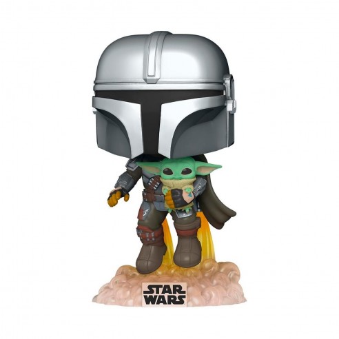 FUNKO POP SW: MANDALORIAN FLYING WITH...