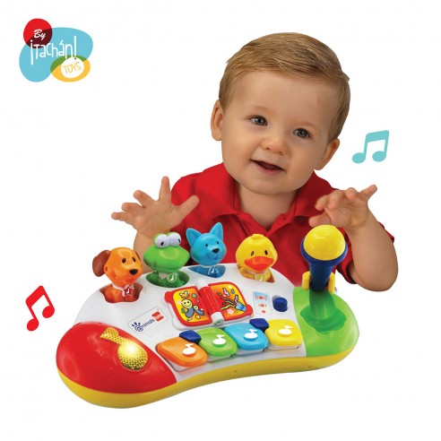 Tren Musical Tachan Animal Farm – Con Vías, Luces LED, 30 Sonidos Y Pasajeros Animales, Juguete Educativo Para Niños +3 Años
