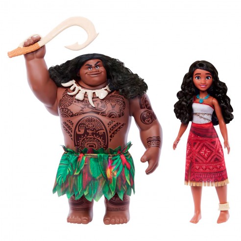 PACK 2 DOLLS VAIANA AND MAUI VAIANA 2...