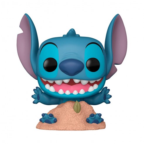 FUNKO POP! STITCH BURIED ON THE BEACH...