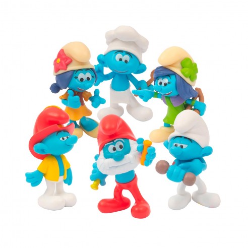 SMURFS SURPRISE HOUSES IN FAMOUS CDU...