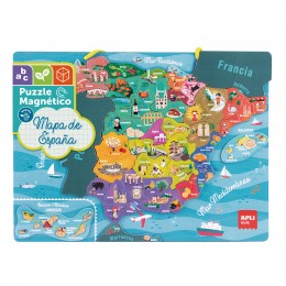 MAGNETIC PUZZLE MAP OF...