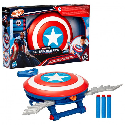CAPTAIN AMERICA DARTS LAUNCHER SHIELD...