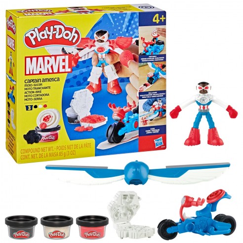 PLAY-DOH MOTO CUTTER CAPTAIN AMERICA...
