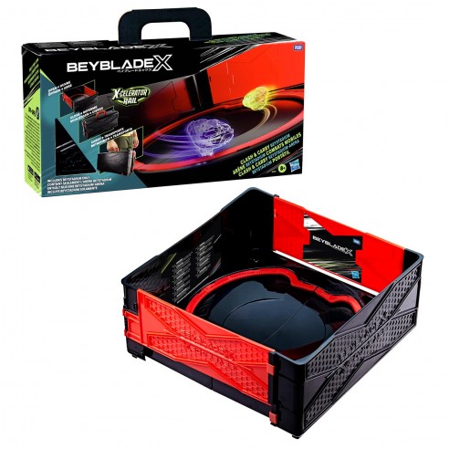 BEYBLADE X CLASH AND CARRY BEYSTADIUM...