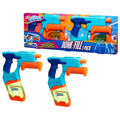 NERF SUPER SOAKER DUNK FILL DOBLE...