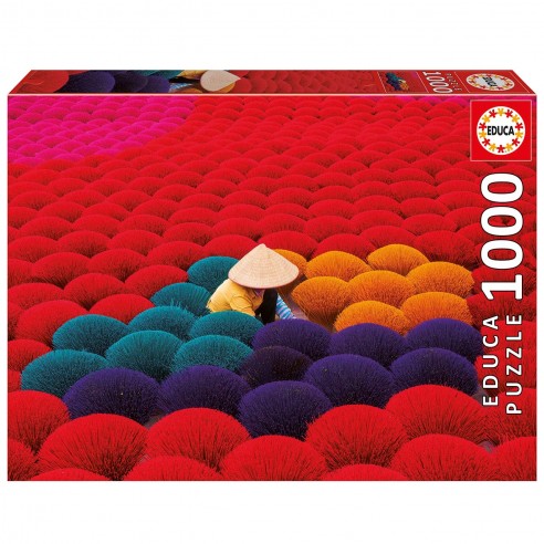 1,000-PIECE PUZZLE: INCENSE VILLAGE,...