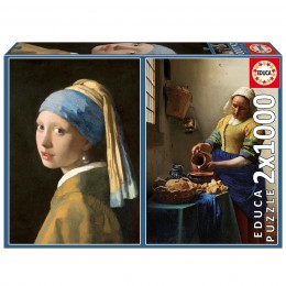 2x1000 PUZZLE: "Girl with a...