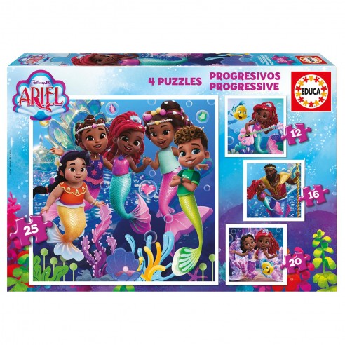 ARIEL PROGRESSIVE PUZZLES 12-16-20-25...