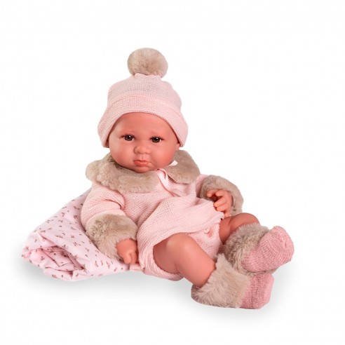 LUCA NEWBORN DOLL WITH BLANKET 50422...