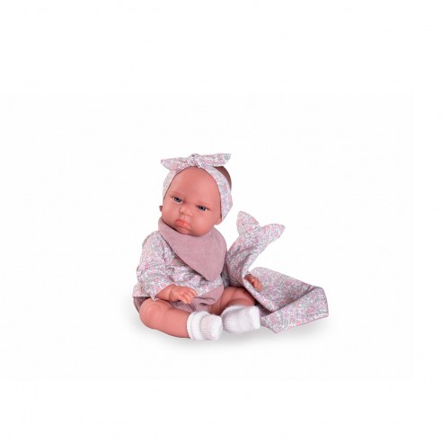 TUFI DOLL WITH POLKA DOTS AND BIB...