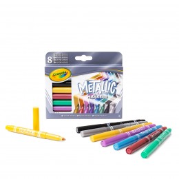 6 METALLIC EFFECT MARKERS...
