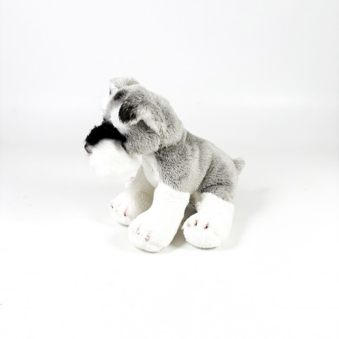 SITTING SCHNAUZER PLUSH TOY, 12 CM,...
