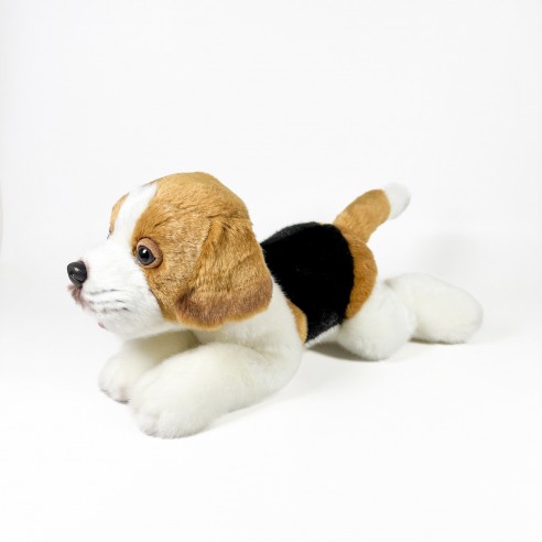25CM LYING-DOWN BEAGLE STUFFED ANIMAL...
