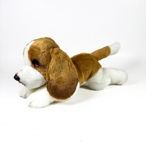 25 CM LYING-DOWN BASSET HOUND PLUSH...