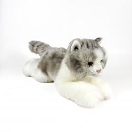 PELUCHE GATO GRIS Y BLANCO... 2