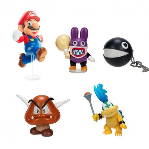ASSORTED FIGURES 6 CM SUPER MARIO S33...