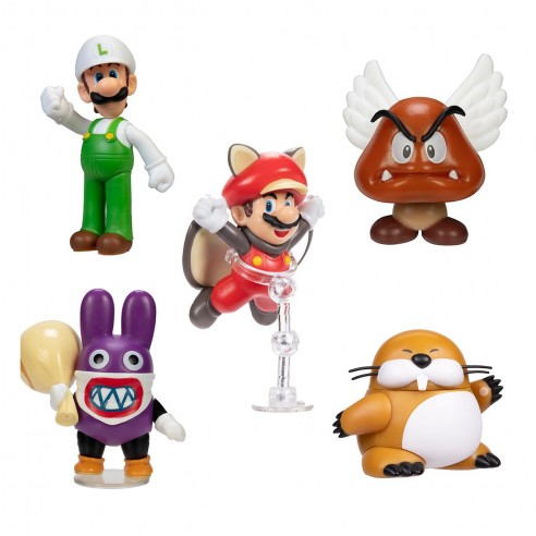 ASSORTED FIGURES 6 CM SUPER MARIO S48...