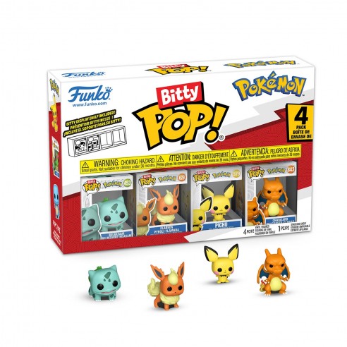 BITTY POP POKEMON! BULBASAUR 4PK 81134