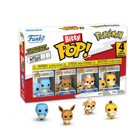 BITTY POP POKEMON! SQUIRTLE 4PK 81135