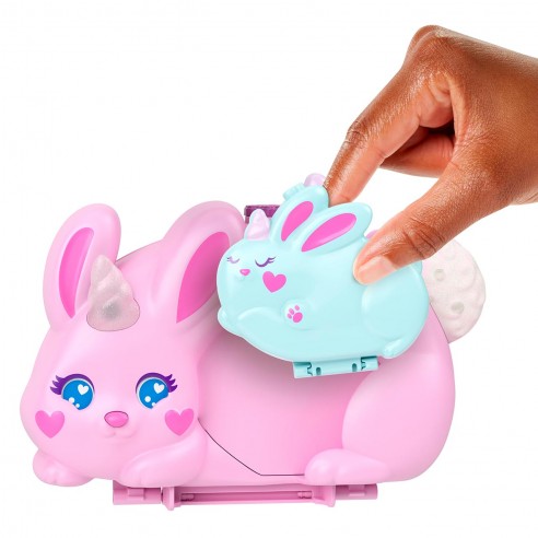 Polly Pocket – Cofre De Bolsillo Con Sorpresas, Mundo Temático Con Micromuñecas Y Accesorios (Mattel CGJ88)