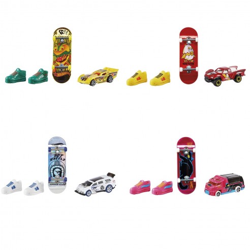 HOT WHEELS COCHE Y TABLA SKATE HGT71...
