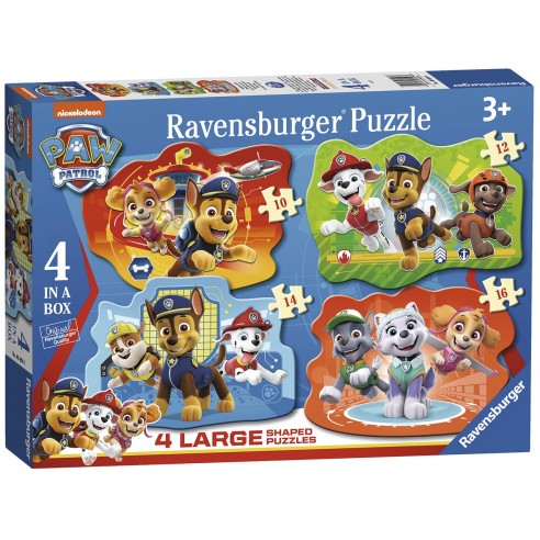 PUZZLE 4 FORMAS PAW PATROL 03028...