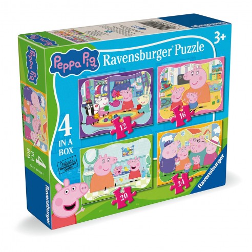 PUZZLE 4 FORMAS PEPPA PIG 12004104...