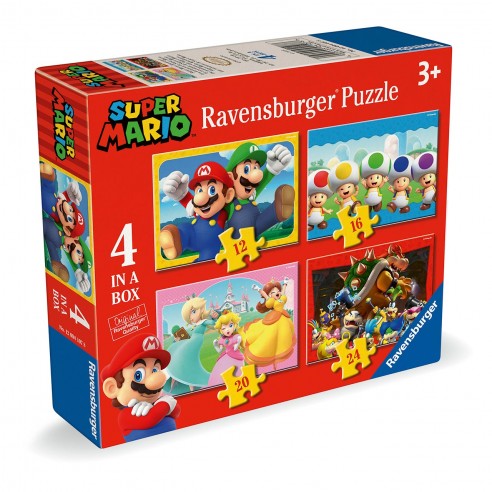 PUZZLE 4 FORMAS SUPER MARIO 12004107...