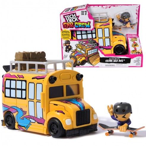 TECH DECK SK8 CREW PLAYSET AUTOBÚS...