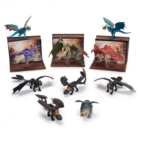 ASSORTED COLLECTIBLE MINI DRAGONS...