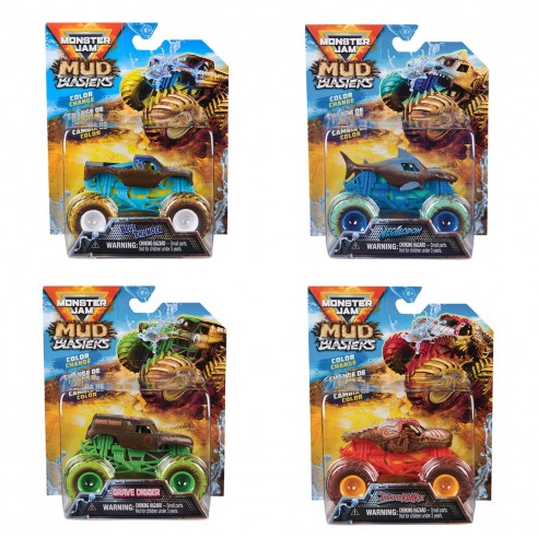 MONSTER JAM MUD BLASTERS 1:64 STD...