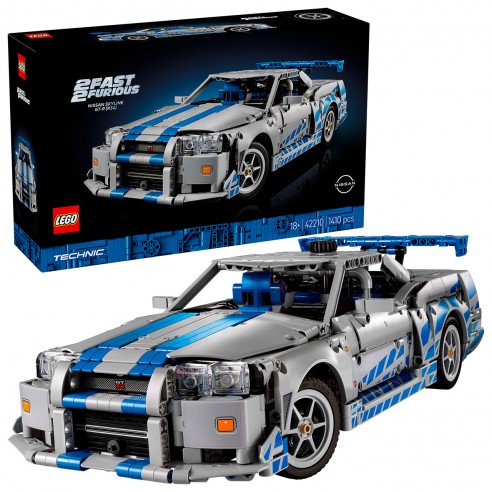 COCHE NISSAN SKYLINE GT-R (R34) LEGO...