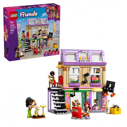 MUSIC STORE AND APARTMENT 42653 LEGO...