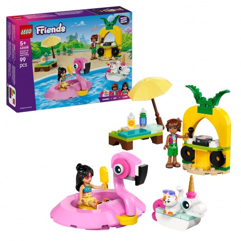 POOL PARTY WITH FLAMINGO AND UNICORN...