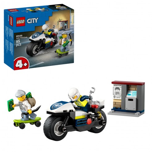 PERSECUCIÓN EN MOTO DE POLICÍA LEGO...