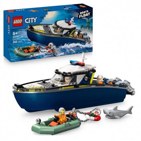 CHASE ON POLICE BOAT 60456 LEGO CITY