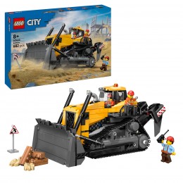 LEGO CITY YELLOW BULLDOZER...