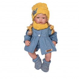 ANA DOLL WITH HAIR, 38 CM,...