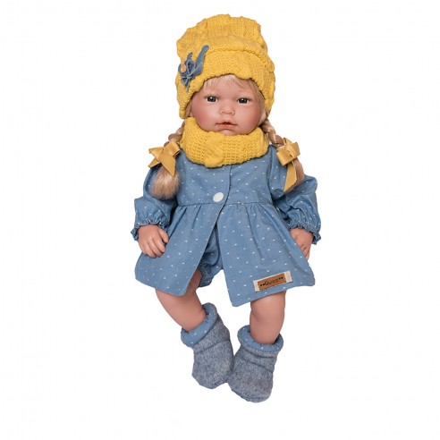 ANA DOLL WITH HAIR, 38 CM, 910 GUCA